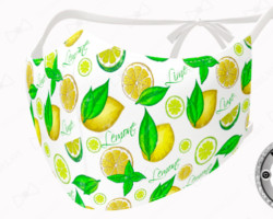 Botanical Pattern Illustration. Textile Design with limone. Botanical Pattern Illustration. Textile Design with limone.